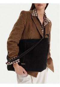 Gino Rossi - GINO ROSSI Torebka EO-LA224-19148-1 Czarny. Kolor: czarny. Materiał: zamszowe, skórzane #5