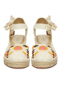 DeeZee Espadryle XF-310-03 Beżowy. Kolor: beżowy. Materiał: materiał #5
