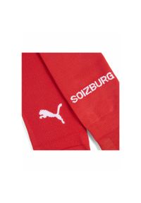 Puma - Męskie gładkie skarpety FC Red Bull Salzburg 24/25 PUMA Red White. Kolor: biały, czerwony, wielokolorowy. Wzór: gładki. Sport: piłka nożna