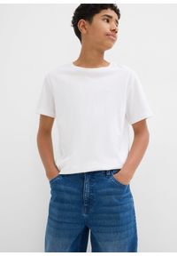 bonprix - Jeansy ze stretchem extra loose fit, straight. Kolor: niebieski #3