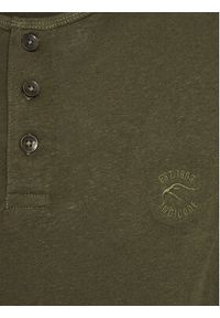 INDICODE T-Shirt Bosse 41-001 Zielony Regular Fit. Kolor: zielony. Materiał: len