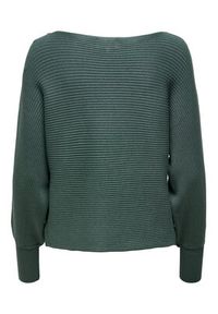 only - ONLY Sweter Adaline 15226298 Zielony Relaxed Fit. Kolor: zielony. Materiał: wiskoza #4