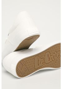 Lee Cooper - Tenisówki. Nosek buta: okrągły. Zapięcie: sznurówki. Kolor: biały. Materiał: syntetyk, materiał, guma. Szerokość cholewki: normalna #3