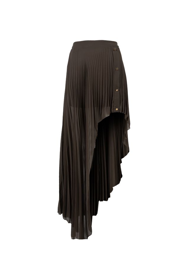 Patrizia Pepe Spódnica | 8G0221/A3ZQ | Kobieta | Khaki. Kolor: brązowy. Materiał: poliester. Długość: krótkie. Styl: elegancki