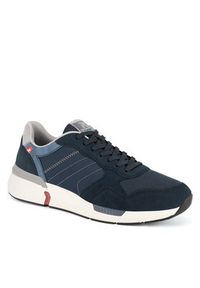 Rieker Revolution Lifestyle Sneakersy U1401-14 Granatowy. Kolor: niebieski. Materiał: skóra, zamsz #4