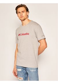 columbia - Columbia T-Shirt CSC Basic Logo EM2180 Szary Regular Fit. Kolor: szary. Materiał: bawełna