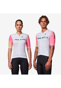 VAN RYSEL - Koszulka rowerowa szosowa Van Rysel RCR-R 2 Team. Kolor: biały. Materiał: poliester, materiał, elastan. Sport: kolarstwo #1