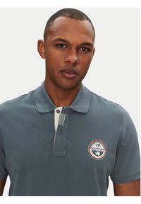 Napapijri Polo E-Clanis NP0A4ID3G1Y1 Niebieski Regular Fit. Typ kołnierza: polo. Kolor: niebieski. Materiał: bawełna #2
