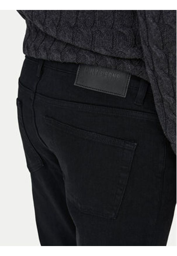 Only & Sons Jeansy Loom 22028637 Czarny Slim Fit. Kolor: czarny