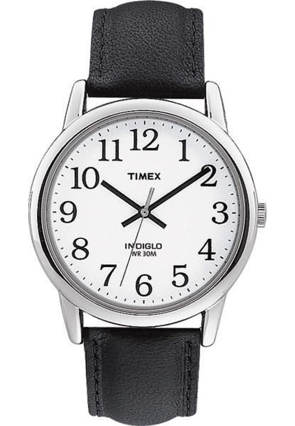 Zegarek Timex Męski T20501 Easy Reader Indiglo czarny. Kolor: czarny