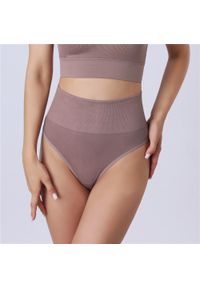 Intica - Stringi modelujące z wysokim stanem elastyczne na co dzień Maiu. Stan: podwyższony. Kolor: różowy. Materiał: tkanina, materiał #11