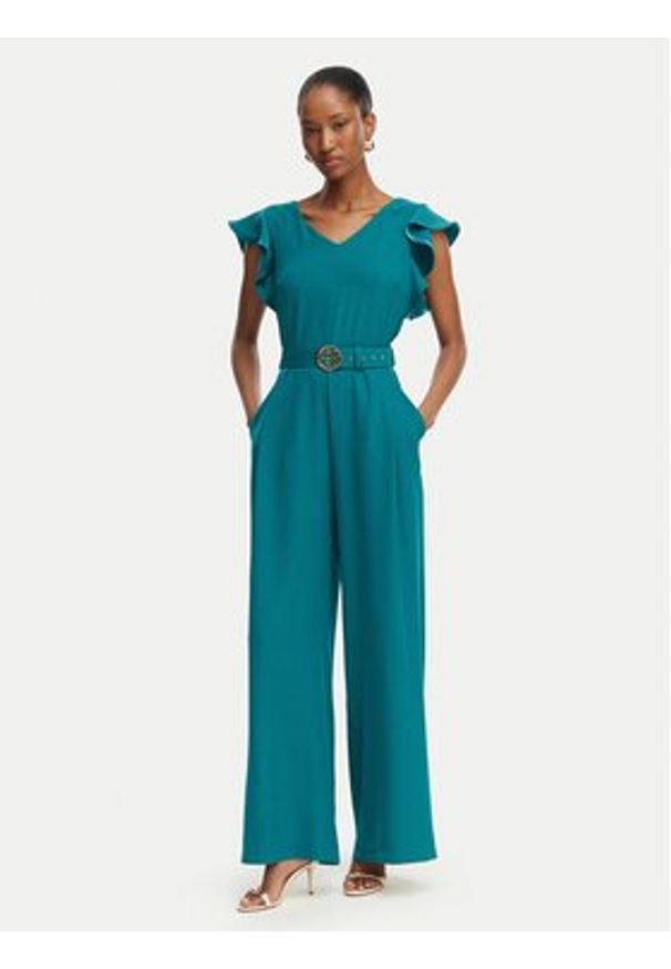 Rinascimento Kombinezon CFC0122556003 Zielony Regular Fit. Kolor: zielony. Materiał: syntetyk