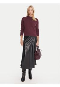 BOSS Sweter Febisan 50478315 Fioletowy Regular Fit. Kolor: fioletowy. Materiał: wełna #3