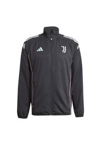 Adidas - Kurtka dresowa Prematch Juventus Turyn 2025/26. Kolor: czarny. Materiał: dresówka. Sport: piłka nożna #1