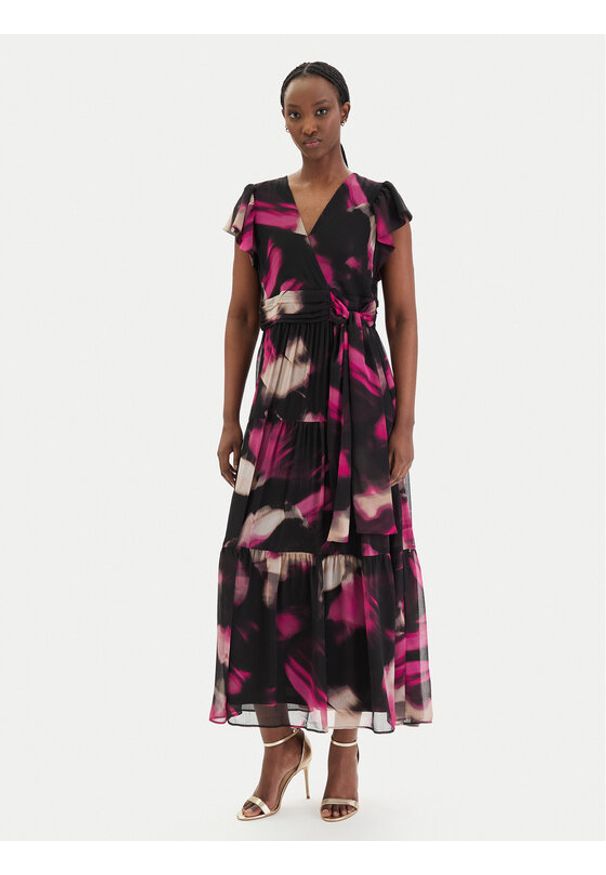 DKNY Sukienka koktajlowa DD5G1562 Czarny Regular Fit. Kolor: czarny. Materiał: syntetyk. Styl: wizytowy