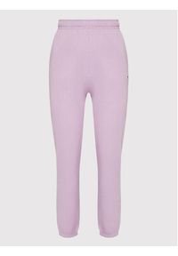 Champion Spodnie dresowe Heavy Elasticated Cuff 114925 Fioletowy Regular Fit. Kolor: fioletowy. Materiał: bawełna, syntetyk
