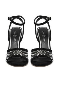 Eva Minge Sandały EO-ZARA-LT934-79 Czarny. Kolor: czarny. Materiał: zamsz, skóra #3