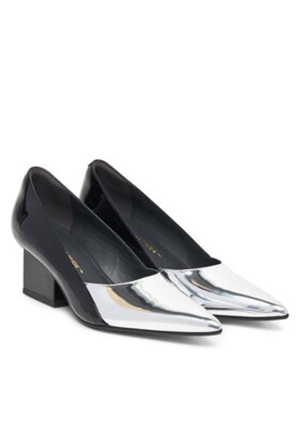 United Nude Czółenka Raila Pump 1075422913 Czarny. Kolor: czarny. Materiał: lakier, skóra