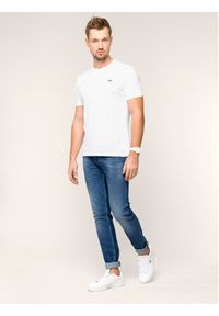 Lacoste T-Shirt TH7618 Biały Regular Fit. Kolor: biały. Materiał: bawełna #2