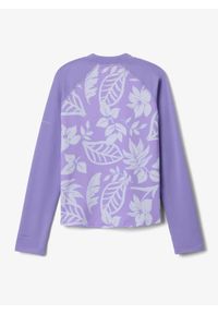 columbia - Bluza dziewczęca Columbia Sandy Shores Printed LS Sunguard. Kolor: fioletowy. Sport: turystyka piesza