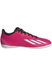Adidas - Buty piłkarskie adidas X Speedportal.4 In GZ2451 różowe. Kolor: różowy. Materiał: syntetyk. Szerokość cholewki: normalna. Sport: piłka nożna
