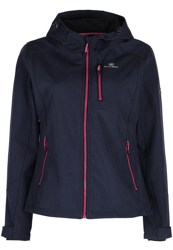 ZUMBA WEAR - Kurtka Softshell Octavia dla Kobiet - Komfort i Styl. Kolor: niebieski. Materiał: elastan, poliester. Sport: turystyka piesza