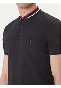 TOMMY HILFIGER - Tommy Hilfiger Polo Mao MW0MW34752 Czarny Slim Fit. Typ kołnierza: polo. Kolor: czarny. Materiał: bawełna #3