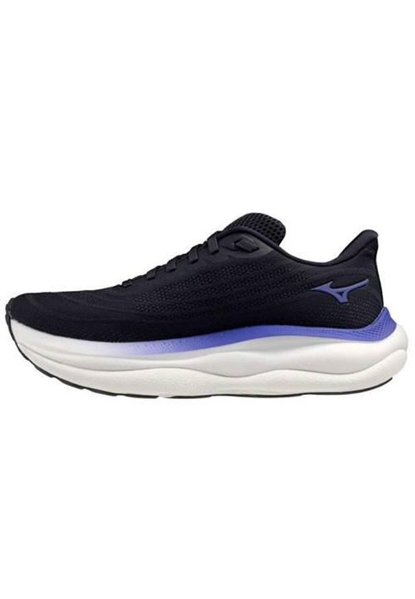 Buty do biegania damskie Mizuno Wave Sky 9. Kolor: niebieski, pomarańczowy, biały, wielokolorowy. Model: Mizuno Wave. Sport: bieganie