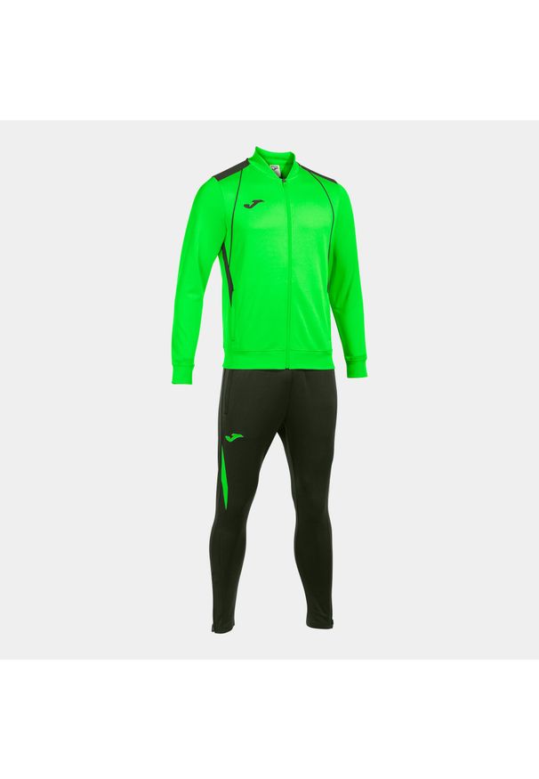 Dres Joma Championship VII. Kolor: czarny, niebieski, wielokolorowy. Materiał: dresówka. Sport: fitness, piłka nożna