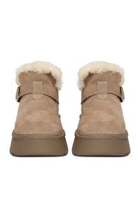 Badura Śniegowce EO-CALI-TS6287-01 Beżowy. Kolor: beżowy. Materiał: skóra, zamsz #5