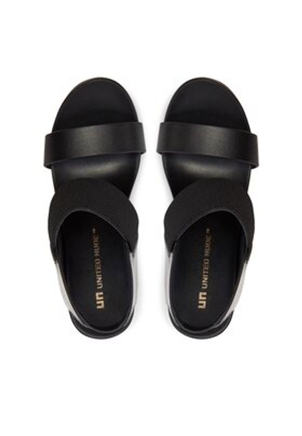 United Nude Sandały Eamz Raiko 1020382313 Czarny. Kolor: czarny. Materiał: skóra