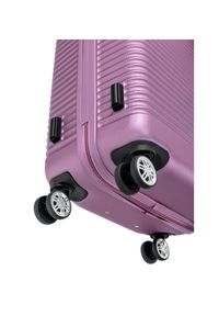 Ochnik - Komplet walizek na kółkach 19''/24''/28''. Kolor: fioletowy. Materiał: materiał, poliester, guma, kauczuk #5