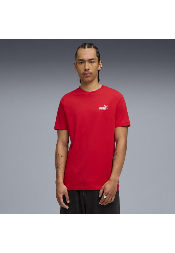 Puma - Męska koszulka Graphic PUMA. Kolor: czerwony. Sport: fitness