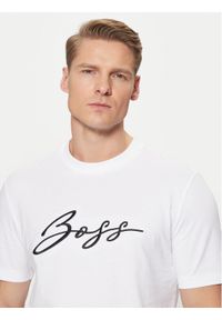 BOSS T-Shirt C-Thompson 70 50531309 Biały Regular Fit. Kolor: biały. Materiał: bawełna