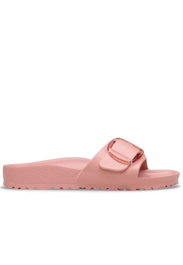 Klapki damskie Birkenstock Madrid Big Buckle 1032033 - różowe. Kolor: różowy. Wzór: aplikacja