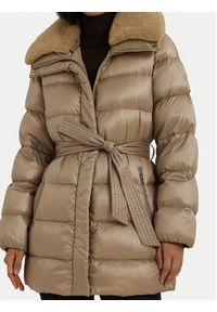 Lauren Ralph Lauren - LAUREN RALPH LAUREN Płaszcz zimowy 297957500001 Beżowy Regular Fit. Kolor: beżowy. Materiał: syntetyk. Sezon: zima
