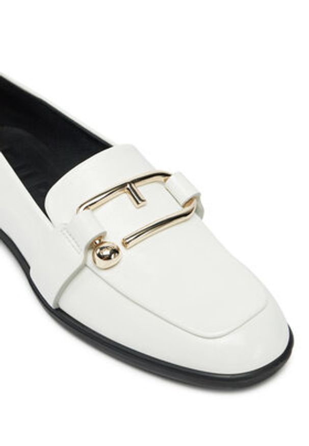 Furla Lordsy Nuvola Loafer YI48FNU Y57000 1704S Biały. Kolor: biały. Materiał: skóra