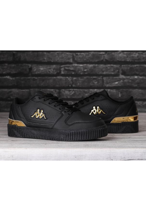 Kappa - Buty damskie sportowe do chodzenia KAPPA AMBIENT. Kolor: czarny, pomarańczowy, wielokolorowy, żółty. Sport: turystyka piesza