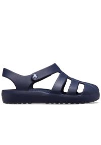 Sandały Crocs Classic Fisherman Sandal 210625-410 - granatowe. Kolor: niebieski. Materiał: materiał. Styl: sportowy