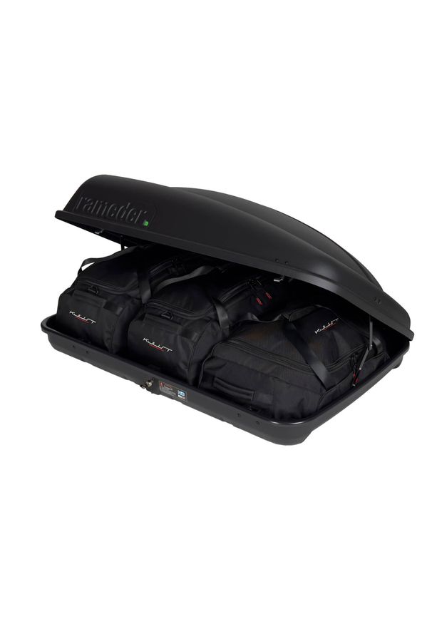 KJUST - Torby Do Boksu Dachowego Rameder Topbox 350 3Szt Kjust. Kolor: czarny. Styl: sportowy