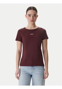 BOSS T-Shirt Elove 50554696 Brązowy Slim Fit. Kolor: brązowy. Materiał: bawełna #1