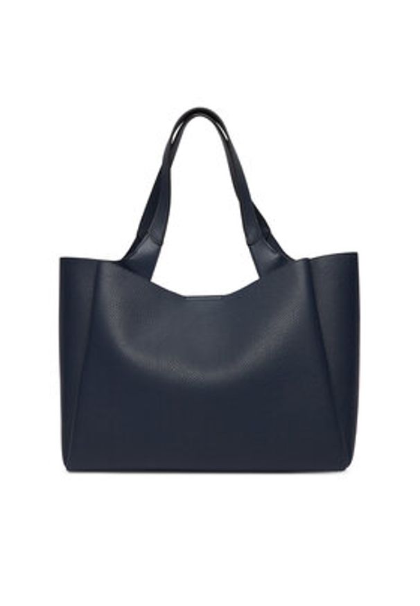 DKNY Torebka R43AYG32 Granatowy. Kolor: niebieski. Materiał: skórzane