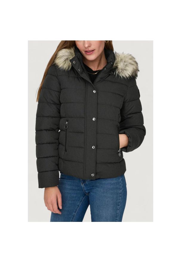 only - Kurtka puchowa Kobieta ONLY ONLNEWLUNA QUILTED JACKET CC OTW. Kolor: szary. Materiał: puch