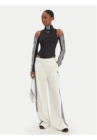 Adidas - adidas Spodnie materiałowe Sport Tailored KC9089 Biały Wide Leg. Kolor: biały. Materiał: syntetyk. Styl: sportowy #3