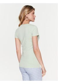 Guess T-Shirt Adelina W3RI14 J1314 Zielony Slim Fit. Kolor: zielony. Materiał: bawełna #5