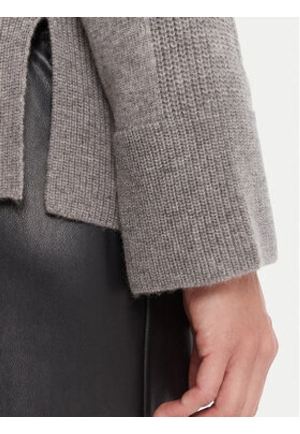 Marella Sweter Alaska 2525366102 Szary Regular Fit. Kolor: szary. Materiał: wełna