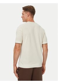 Guess T-Shirt Z6YI23 K5025 Kremowy Regular Fit. Kolor: kremowy. Materiał: bawełna #4