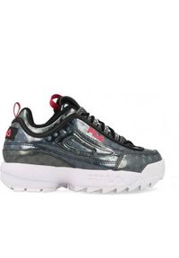 Buty do chodzenia dla dzieci Fila Disruptor F Kids. Zapięcie: sznurówki. Kolor: szary. Materiał: materiał, syntetyk, tkanina. Szerokość cholewki: normalna. Sport: turystyka piesza