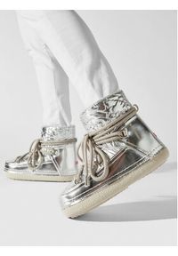 Inuikii Śniegowce Bomber Star 75101-068 Srebrny. Kolor: srebrny. Materiał: skóra #5