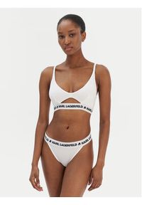 Karl Lagerfeld - KARL LAGERFELD Figi brazylijskie A1W47011 Biały. Kolor: biały. Materiał: lyocell #7